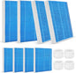 DerBlue 8pcs Wick Replacement Filter and 4pcsTop Fill Humidifier Replacement by HOME