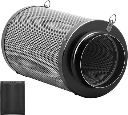 iPower 6" Air Carbon Filter for Inline Duct Fan, Intake and Exhaust Fans by iPower
