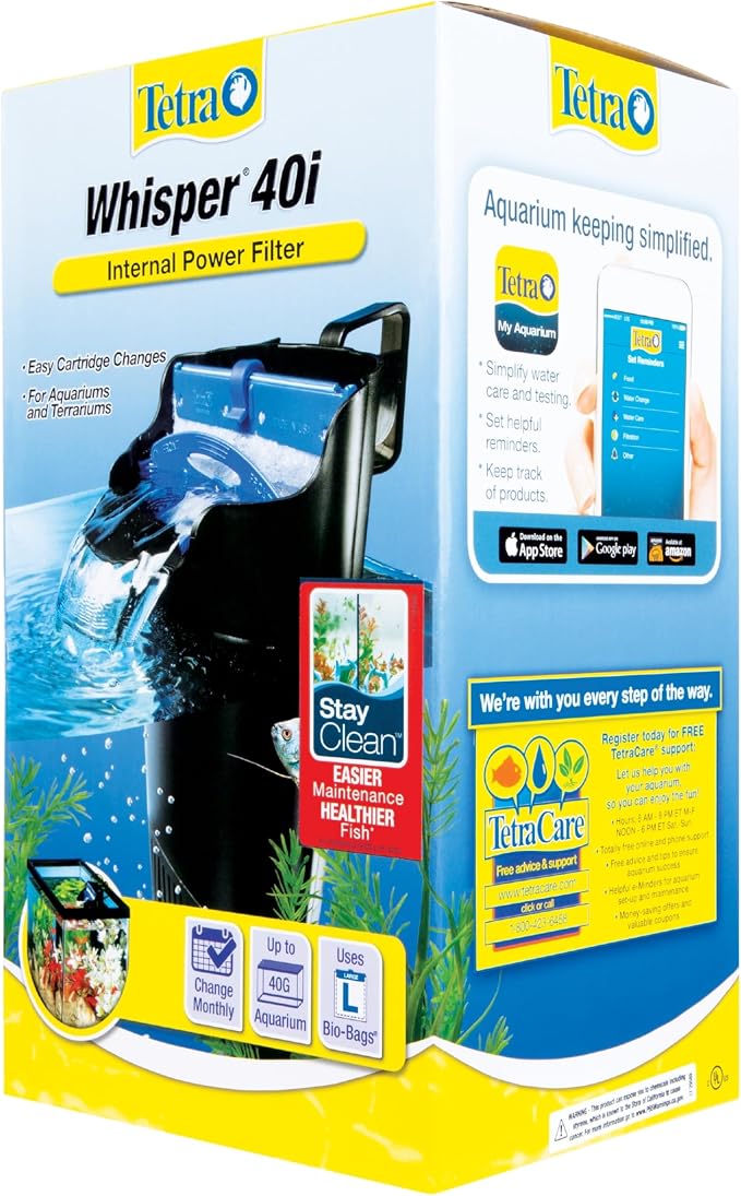 Tetra Whisper Internal Filter 20 To 40 Gallons, - Image 6