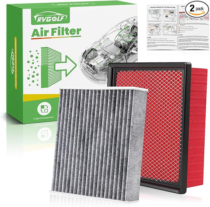 Engine+Cabin Air Filters Fit for 2011-2025 2026 Dodge Durango, 2011-2021 Jeep by RVgolf