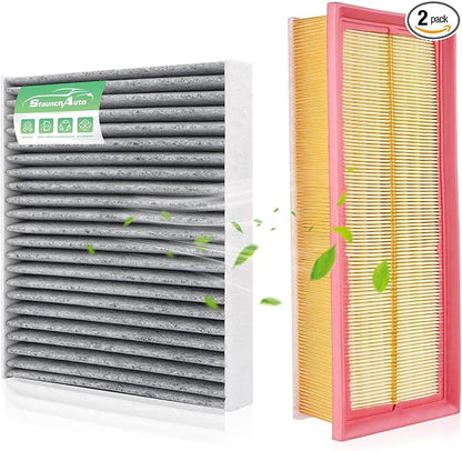 Engine & Cabin Air Filter Set for Volkswagen Atlas 2018-2024 2025 2026 2.0L by StaunchAuto