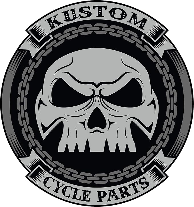 Kustom Cycle Parts Black and Grey American Flag Plastic Air Cleaner Console - Image 5