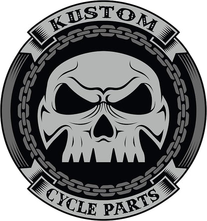 Kustom Cycle Parts Black and Grey American Flag Plastic Air Cleaner Console - Image 5
