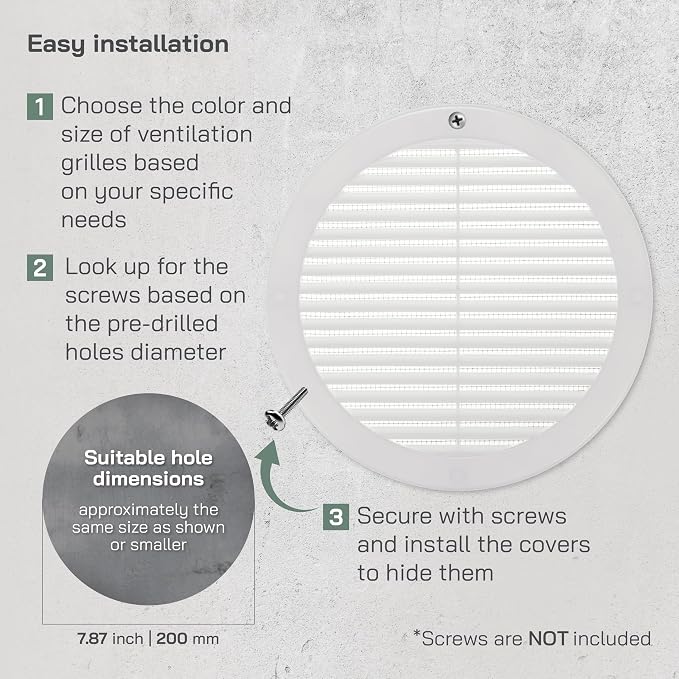 Vent Systems 8" Inch White Soffit Vent Cover - Image 4