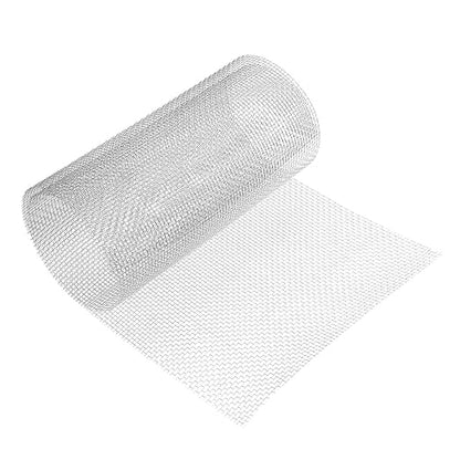 uxcell 6 Mesh 39" x 12" Woven Wire Mesh, 304 Stainless Steel Air Vent Filter by uxcell