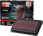 K&N High-Flow Original Lifetime Engine Air Filter: Increase Power: Washable: by KNEngineeringInc