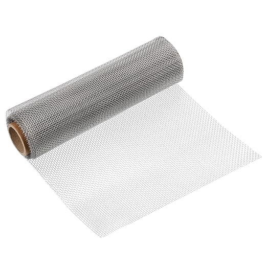 uxcell 10 Mesh 118" x 10" Woven Wire Mesh, 316 Stainless Steel Air Vent Filter by uxcell