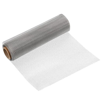 uxcell 10 Mesh 118" x 10" Woven Wire Mesh, 316 Stainless Steel Air Vent Filter by uxcell