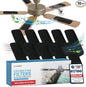Premium Ceiling Fan Filters for Blades -10 PCS Activated Carbon Air Purifier by Unknown