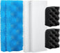 6 Pcs Aquarium Filters Bio Sponge Sets Compatible by Threlaco