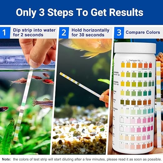 Aquarium Test Kit |150 Strips | Aquarium Test Strips 11-in-1 | Quick Accurate - Image 5