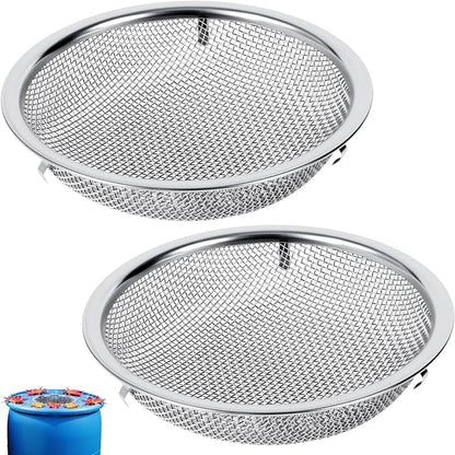 6" Rain Barrel Mesh Cover for Rain Barrels, Never Rust -Kitchen Wash Colander by LOVEERCT