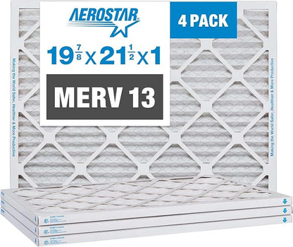 Aerostar 19.875x21.5x1 MERV 13-4 Count by AirFiltersDelivered