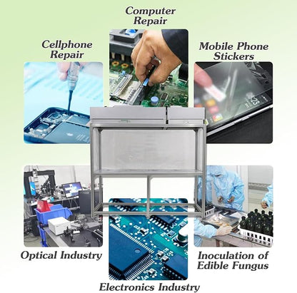 INTSUPERMAI Vertical Laminar Flow Hood Air Flow Clean Bench Workstation Lab - Image 7