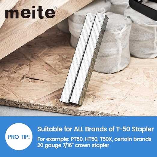 meite T-50 Staples, 1/2 Inch Length Heavy Duty Staples - Image 4