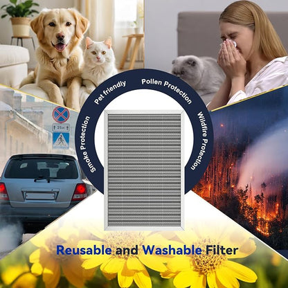25x16x1 Reusable Air Filter, Electrostatic, Washable Lasts a Lifetime, Breathe - Image 6