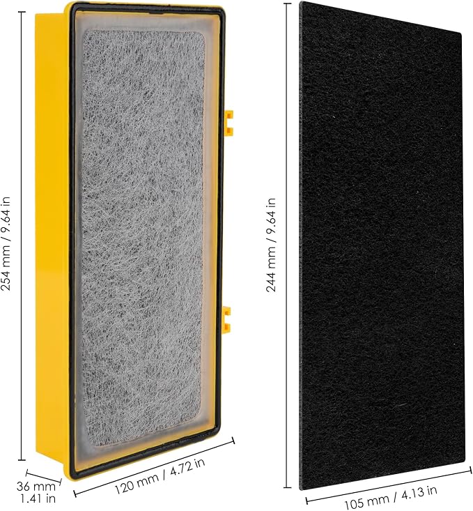 AER1 Filter 5 HEPA Filters + 10 Carbon Booster Filters Compatible - Image 7