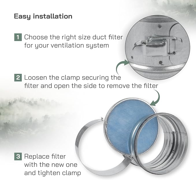 Vent Systems 8" Filter Replacement - Image 5