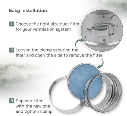 Vent Systems 8" Filter Replacement - Image 5