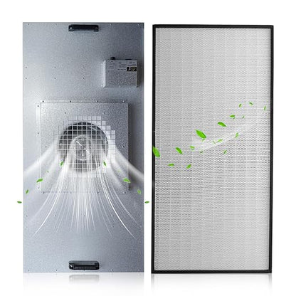 JJFFTAO，HEPA H14-Filter Laminar Flow Hood Updated FanFilter Unit（Include HEPA by JJFFTAO