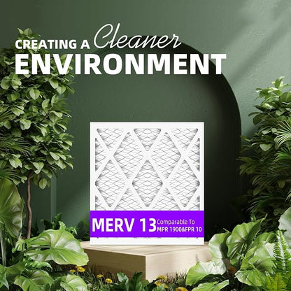 10x20x1 MERV 13 Pleated Air Filter MPR 1900 & FPR 10, Furnace Air Filters - Image 4