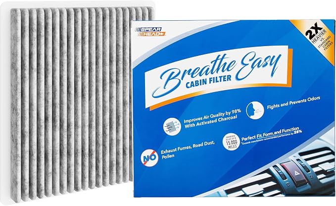 Spearhead Odor Defense Breathe Easy Cabin Filter | Fits 2001-05 IS300, 1999-03 by SPEARHEAD