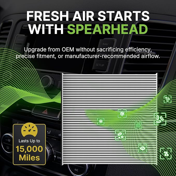 Spearhead OEM+ Particulate Breathe Easy Cabin Filter | Fits Altima, Eclipse - Image 5