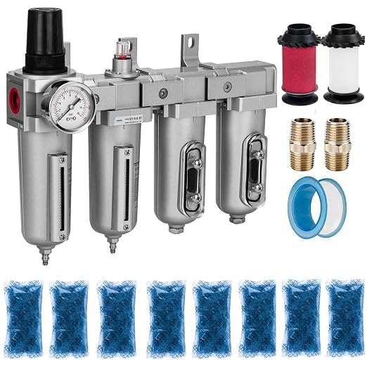 NANPU 3/4" NPT Industrial Grade 4 Stage Air Drying System by NANPU