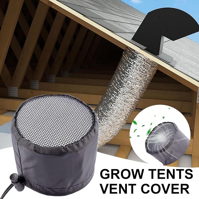 Duct Filter Vent Cover – Planting Ventilation Fitting, 2 Pieces Flexible - Image 4