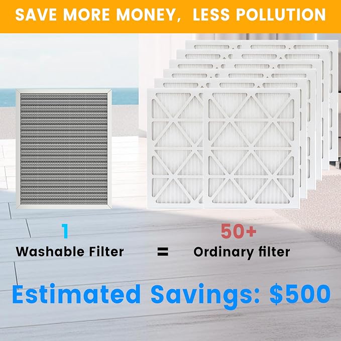 14x30x1 HVAC Furnace Air Filter, Lasts a Lifetime, the Last HVAC Filter You - Image 3