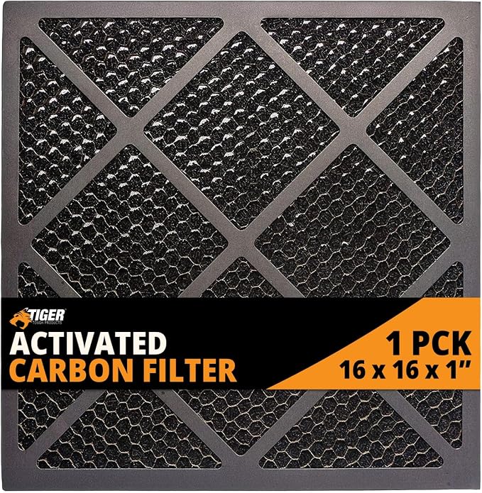 Tiger Tough HEPA 500 Activated Carbon Filter 16x16x1 – Replacement Air Purifier by TIGERTOUGHPRODUCTS