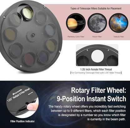 Astromania Telescope Filter Drawer, Telescope Accessories Compatible - Image 3