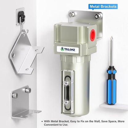 TAILONZ PNEUMATIC 3/4" NPT Industrial Compressed Air Desiccant Dryer, Used - Image 7