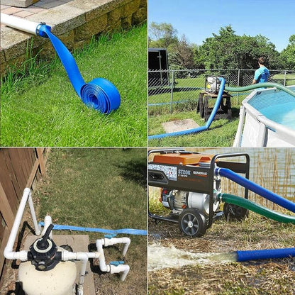3” Diameter x 100' Blue Backwash Hose - Image 7