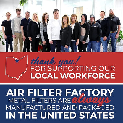 Air Filter Factory Washable Industrial Aluminum Foil Filter 10 x 20 x 1 Inches - Image 5