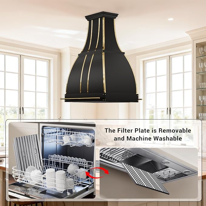 CHETTO C Stainless Steel Range Hood Cover - Image 4