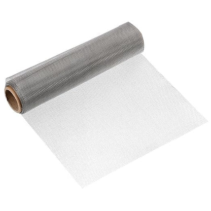 uxcell 16 Mesh 79" x 10" Woven Wire Mesh, 316 Stainless Steel Air Vent Filter by uxcell