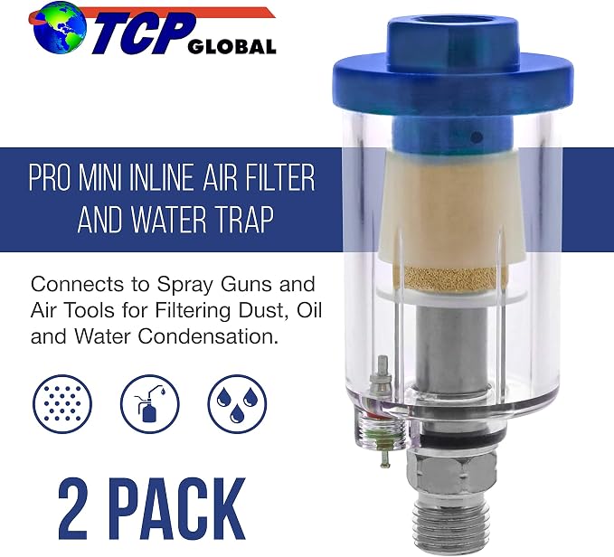 TCP Global Mini In-Line Air Filter - Image 2