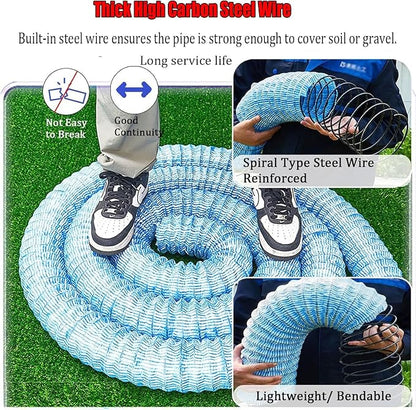 Commercial French Drain Pipe for Water Drainage, Construction Site/Sports Field - Image 4