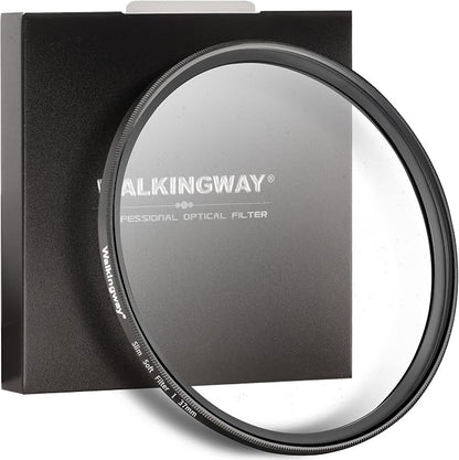 WalkingWay 37mm White Mist Diffusion Filter Subtle Soft Focus Filter Dreamy Fog by WalkingWay