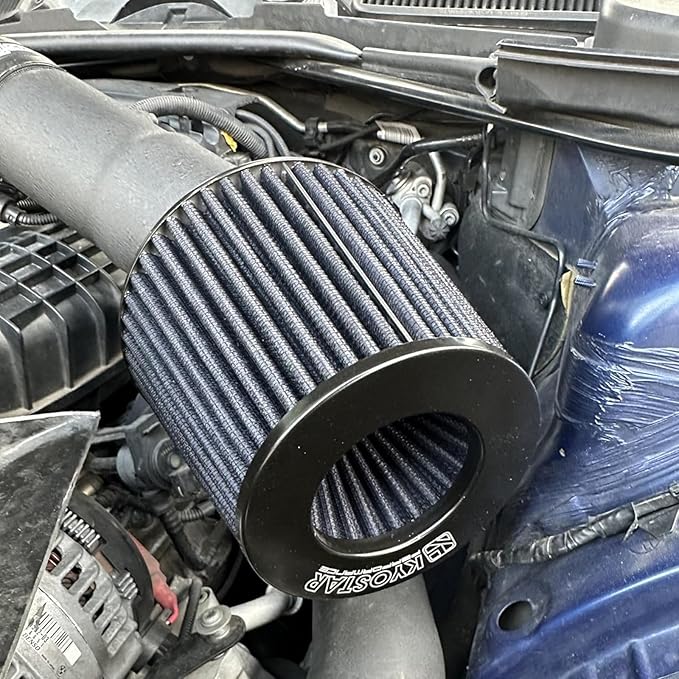 KYOSTAR Universal 3.5" High-Flow Air Filter, Reusable Cone Cold Air Intake - Image 4