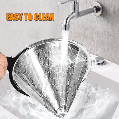 Pour Over Coffee Dripper, Reusable Cone Coffee Filter 1-4 cup, Stainless Steel - Image 4