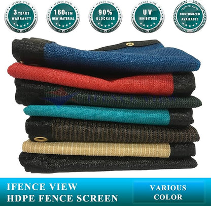 Ifenceview 6'x1' to 6'x50' Brown Shade Cloth/Fence Privacy Screen Fabric Mesh - Image 7