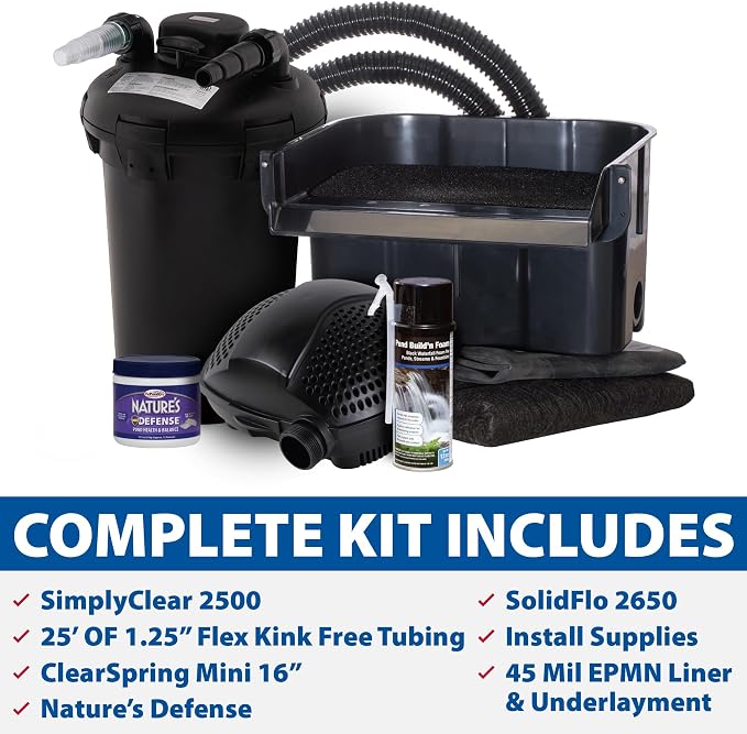 The Pond Guy AllClear Ecosystem Kit – Complete DIY Fishpond - Image 2
