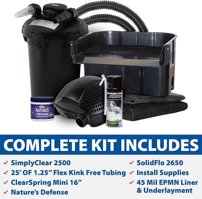 The Pond Guy AllClear Ecosystem Kit – Complete DIY Fishpond - Image 2