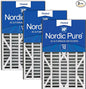 Nordic Pure 16x25x3 MERV 12 Trion Air Bear Cub Replacement 255112-101 Air by NordicPure