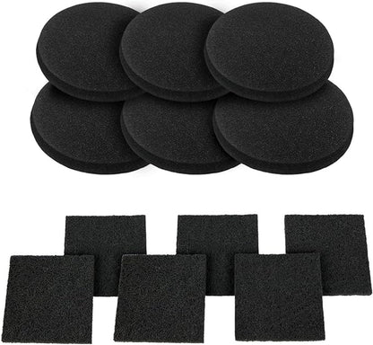 12 Pieces Counter Top Activated Carbon Compost Bin Filters by BRENSTEN