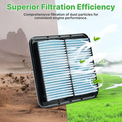 2PCS Engine Air Filter Fit for Subaru Outback 2005-2019, Forester 2009-2018 - Image 6