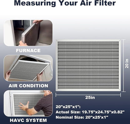 20x25x1 Reusable Air Filter, Electrostatic, Washable Lasts a Lifetime, Breathe - Image 5