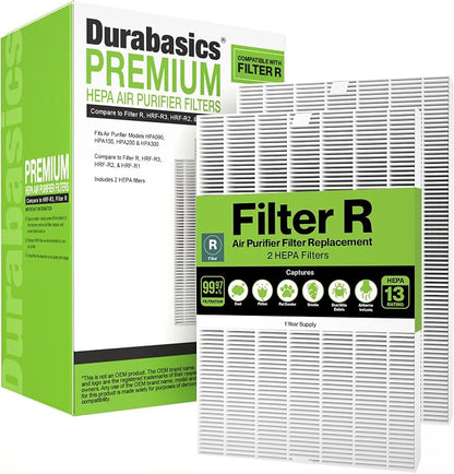 Durabasics 2 Pack of HEPA Filters Compatible by Durabasics